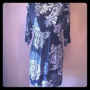 Paisley print dress